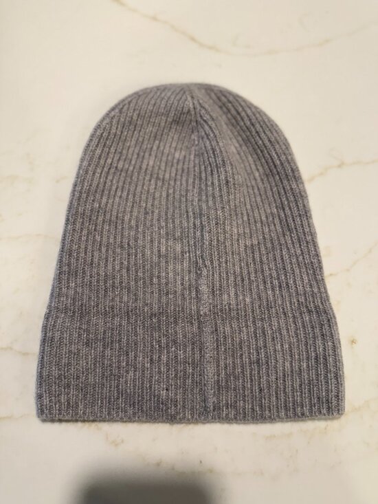 &Other Stories Women\'s Cashmere Knitted Beanie Hat Gray One Size main image 3